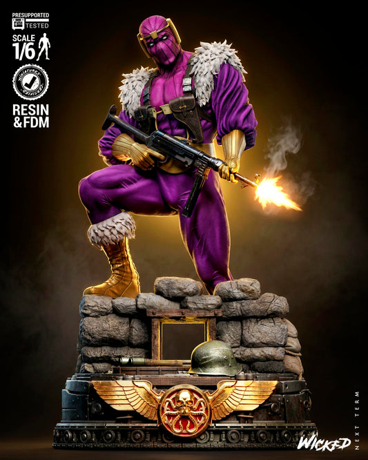 Baron Zemo  Sculpt -3d Printed Model Kit - Fan Art