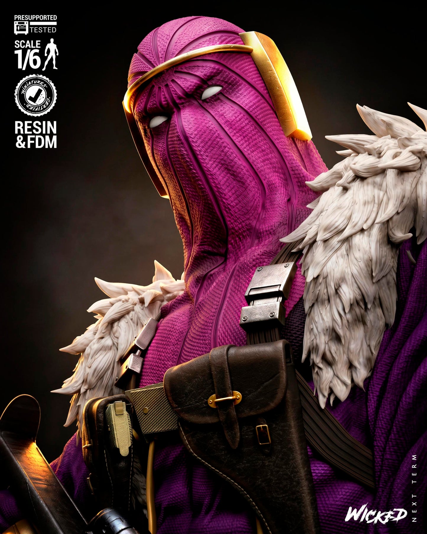 Baron Zemo  Sculpt -3d Printed Model Kit - Fan Art