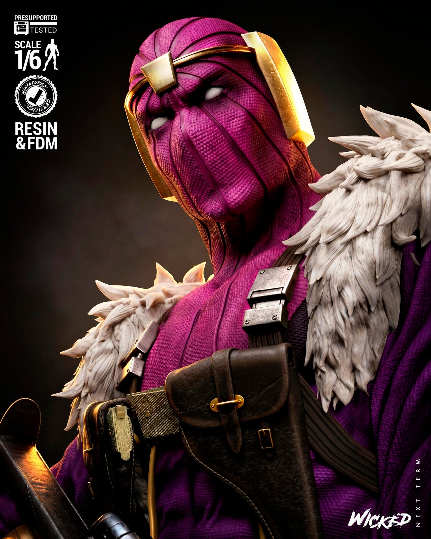 Baron Zemo  Sculpt -3d Printed Model Kit - Fan Art