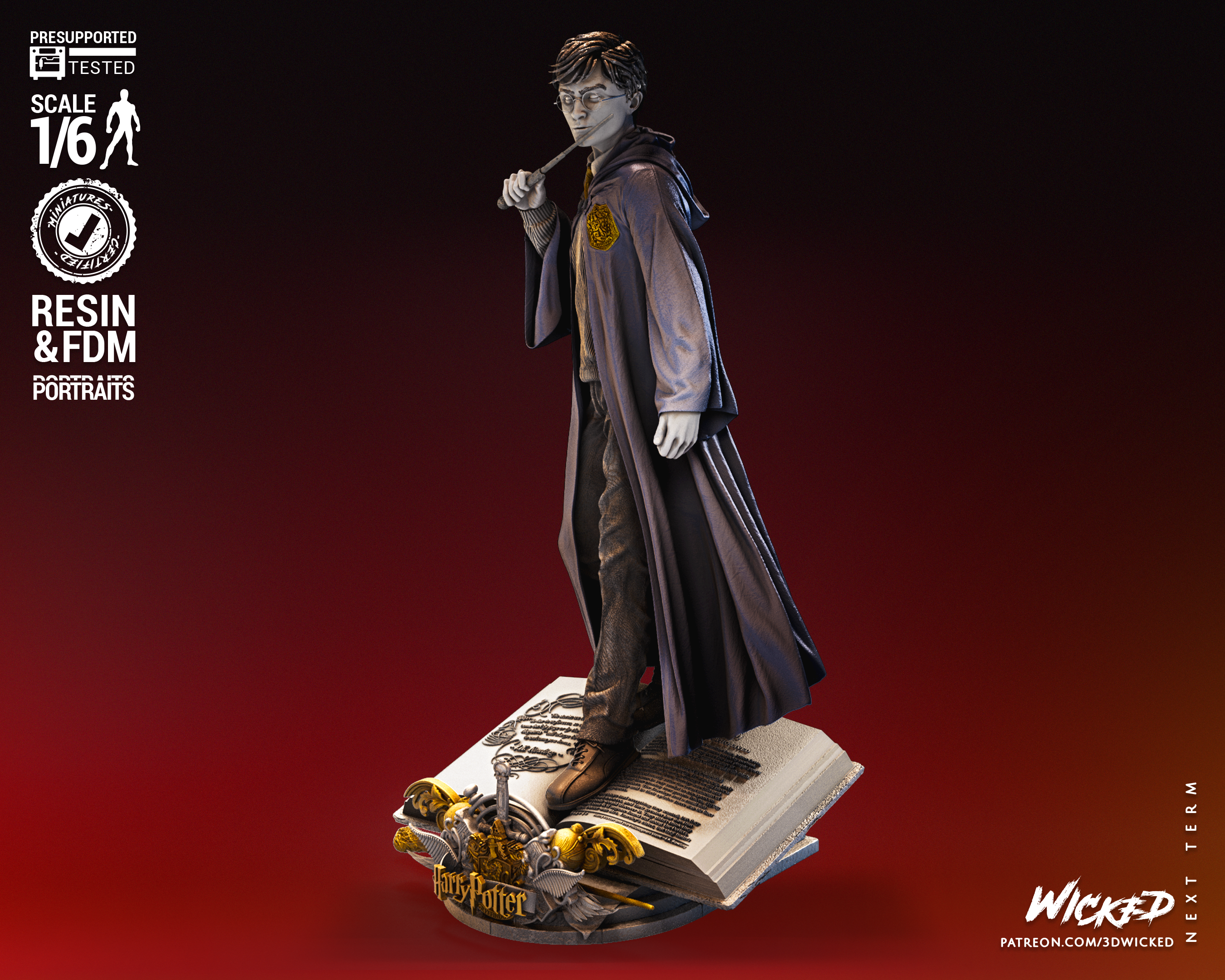 Harry Potter Sculpture - 1/6 scale 330mm Fan Art