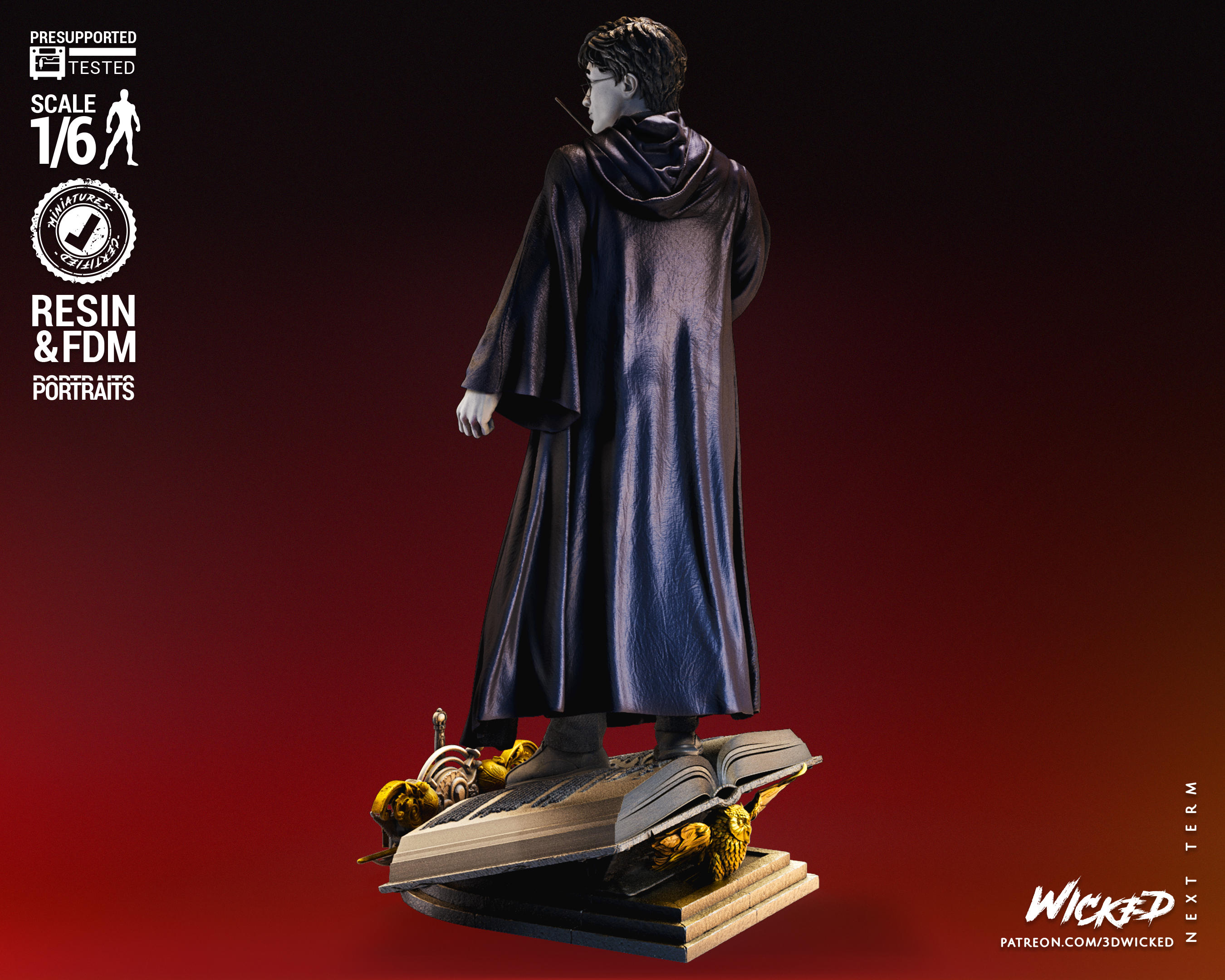 Harry Potter Sculpture - 1/6 scale 330mm Fan Art