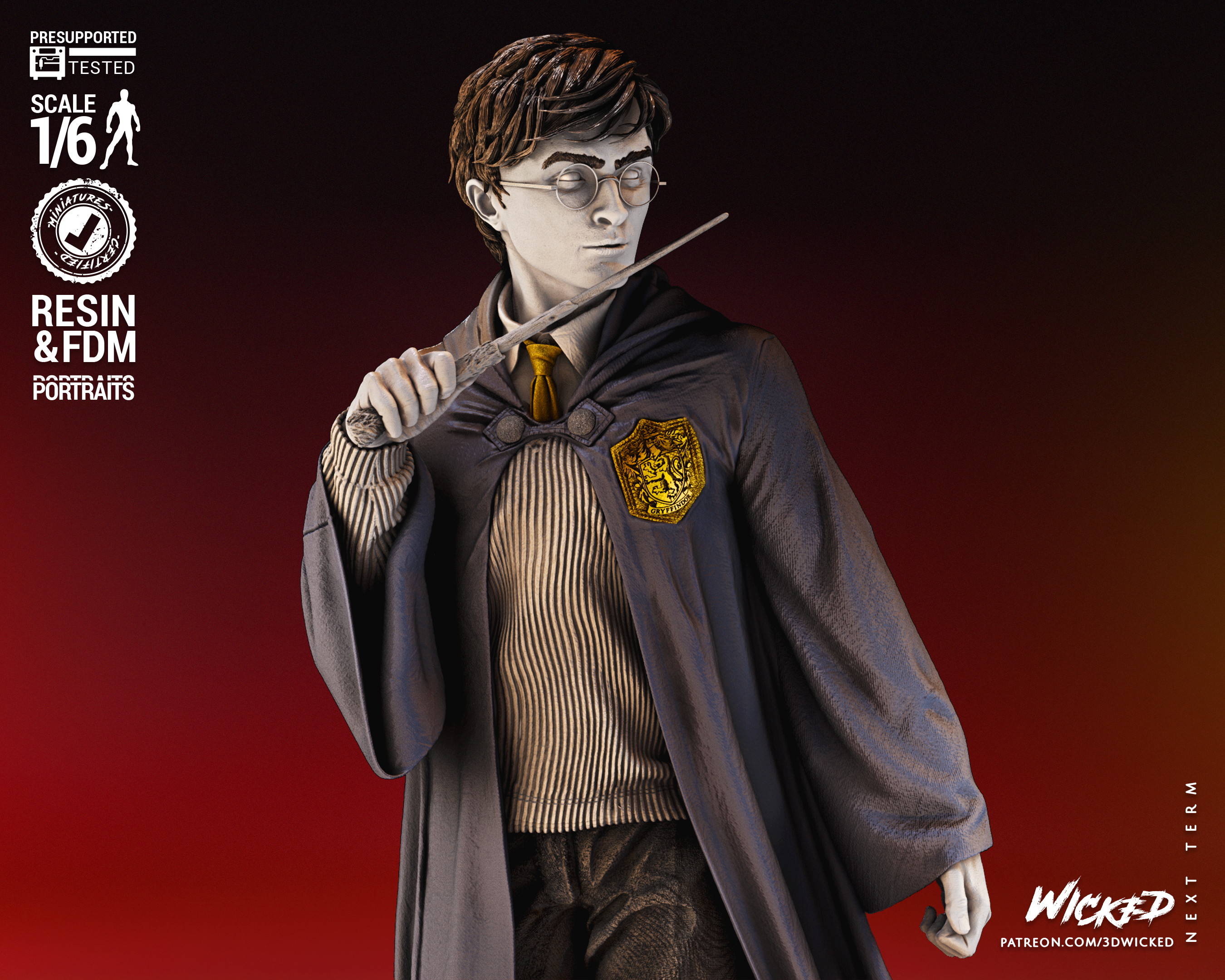 Harry Potter Sculpture - 1/6 scale 330mm Fan Art