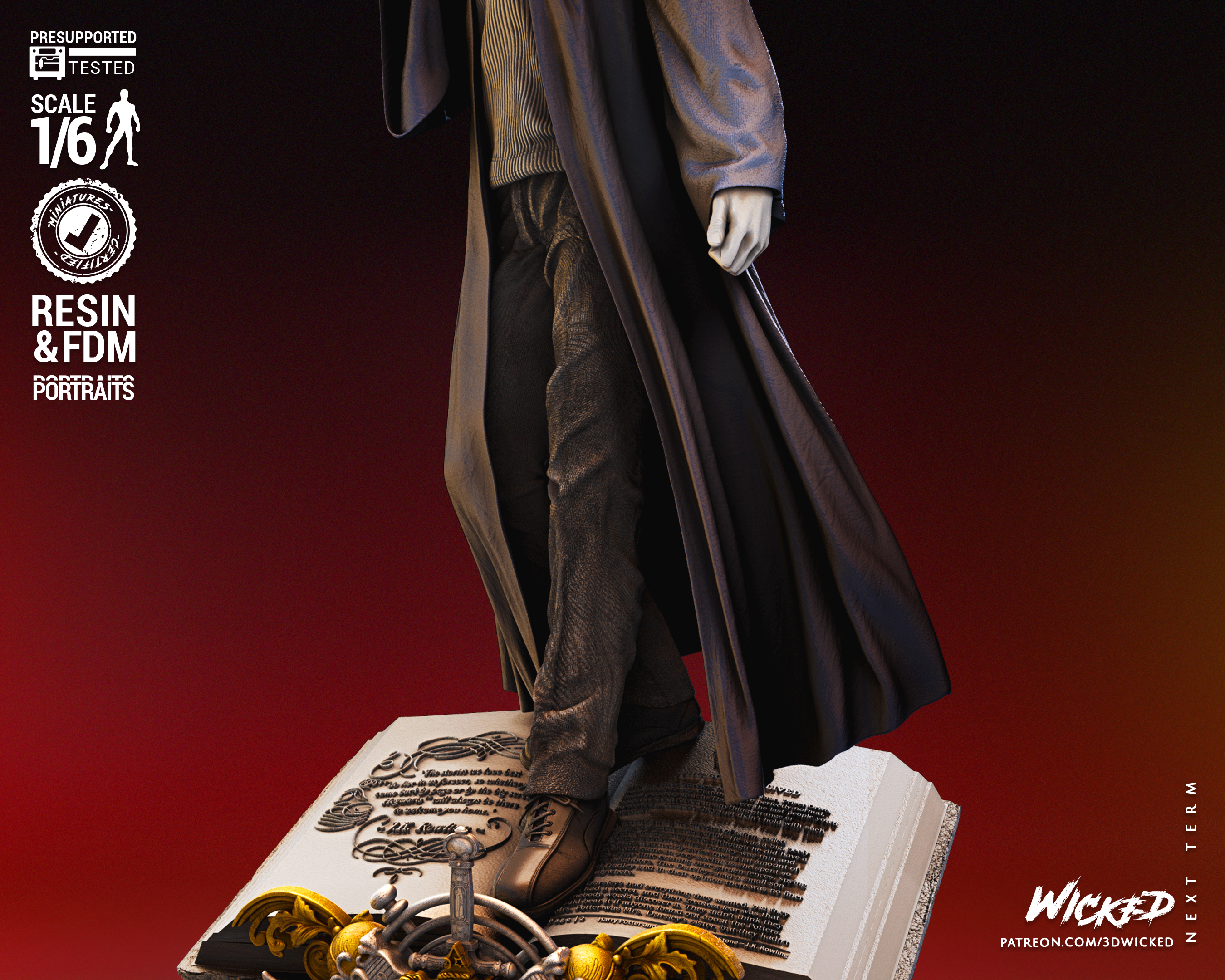 Harry Potter Sculpture - 1/6 scale 330mm Fan Art