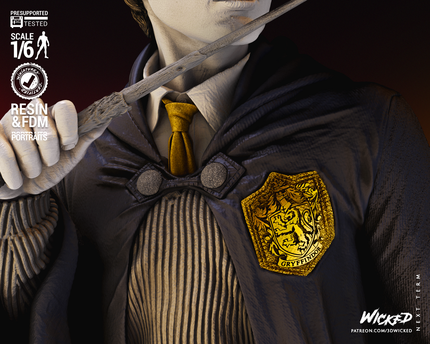 Harry Potter Sculpture - 1/6 scale 330mm Fan Art