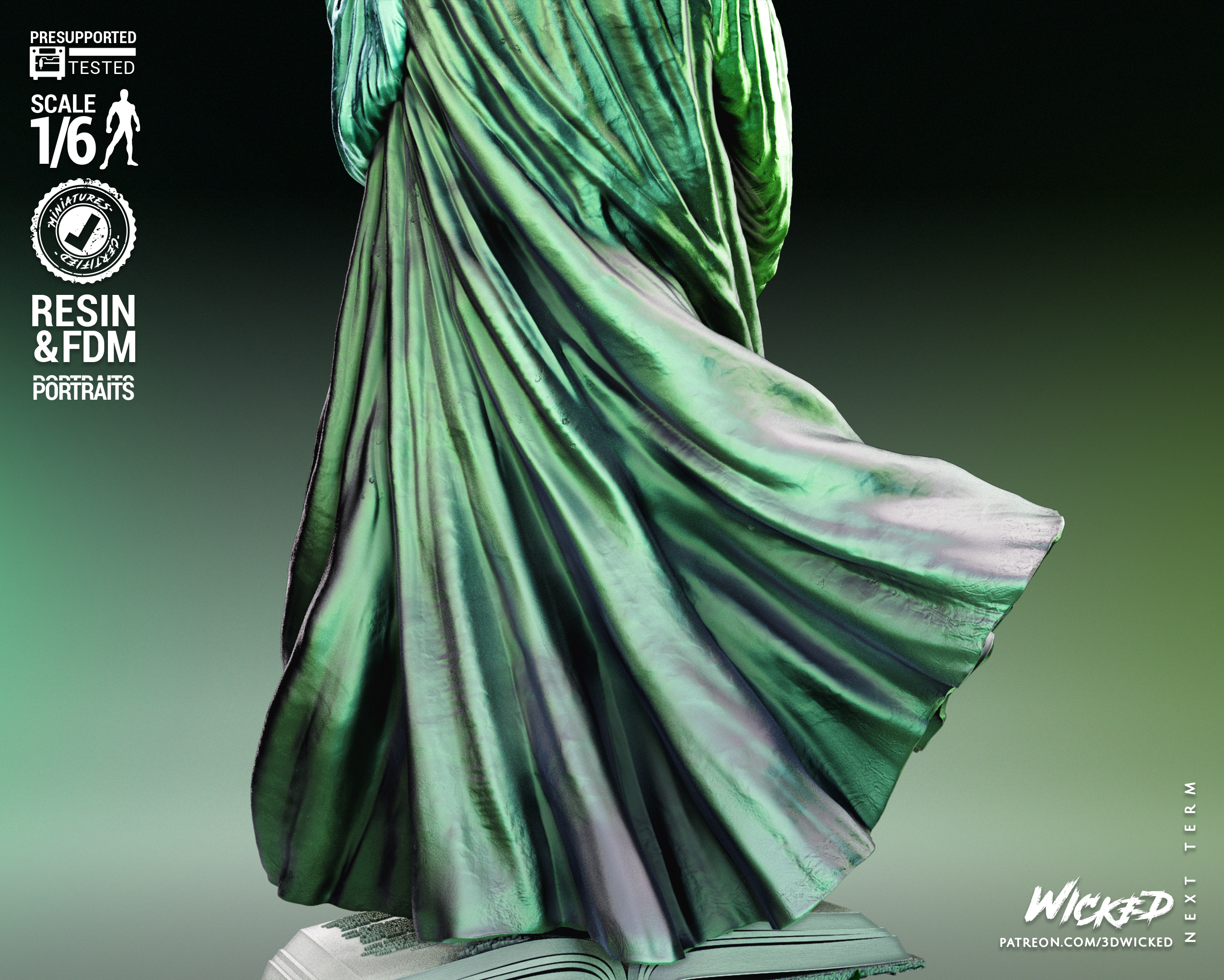 Voldemort Sculpture - 1/6 or 1/12 scale (379mm or 190mm) Fan Art