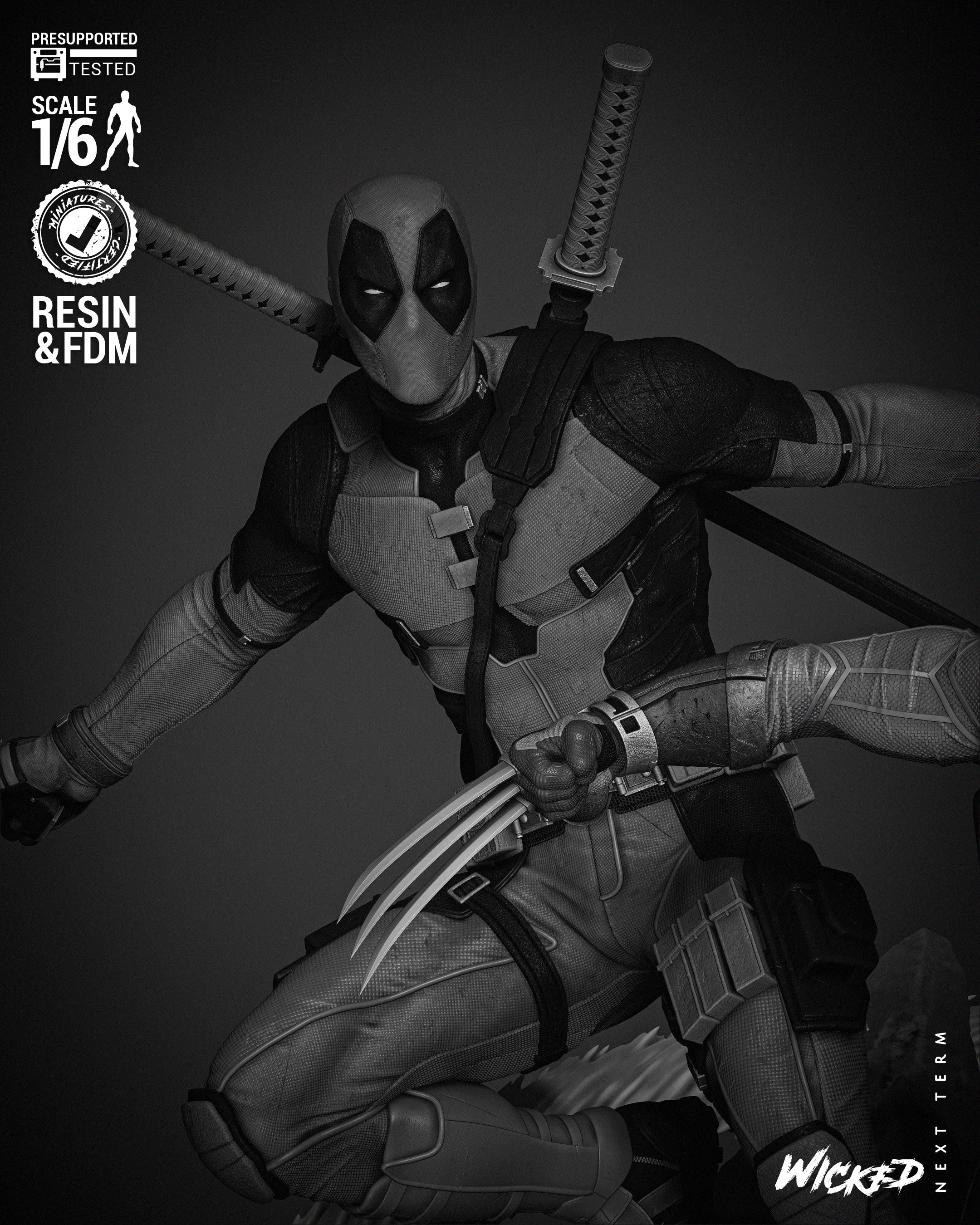 Deadpool & Wolverine (Diorama) Fan Art - Wick3d