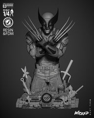 Wolverine (Bust) - Fan Art - 3D Print Kit (Wick3d)