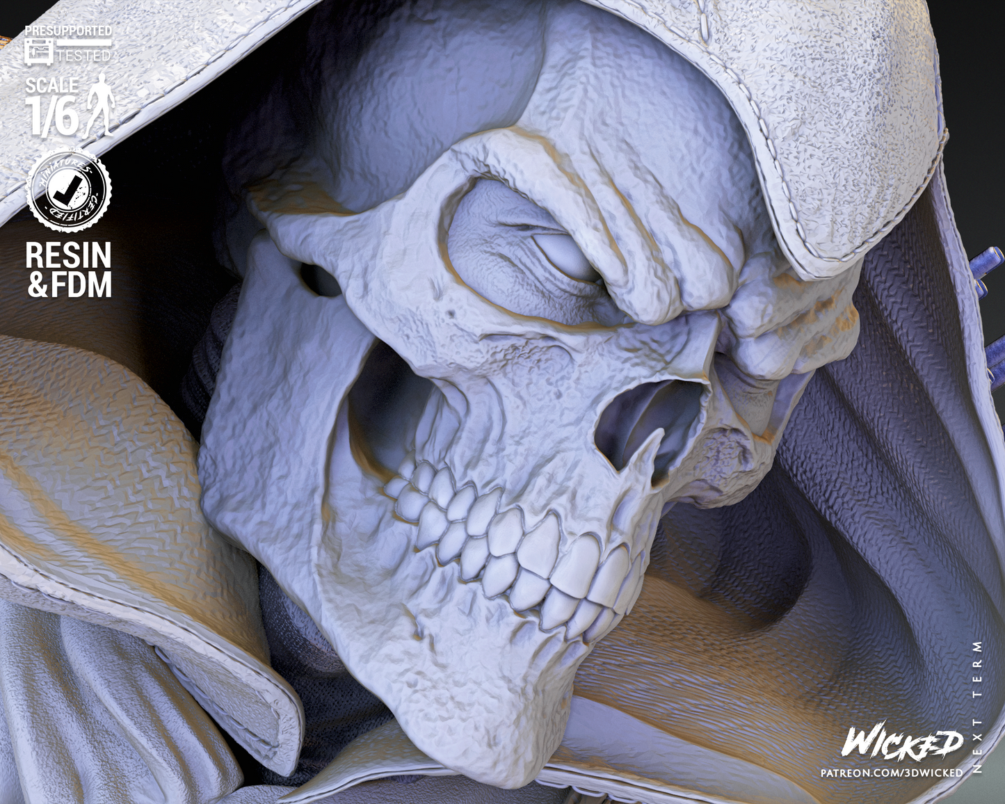 Taskmaster (Marvel) Sculpture (3D Printed) - Scales 6 & 12 - Fan Art