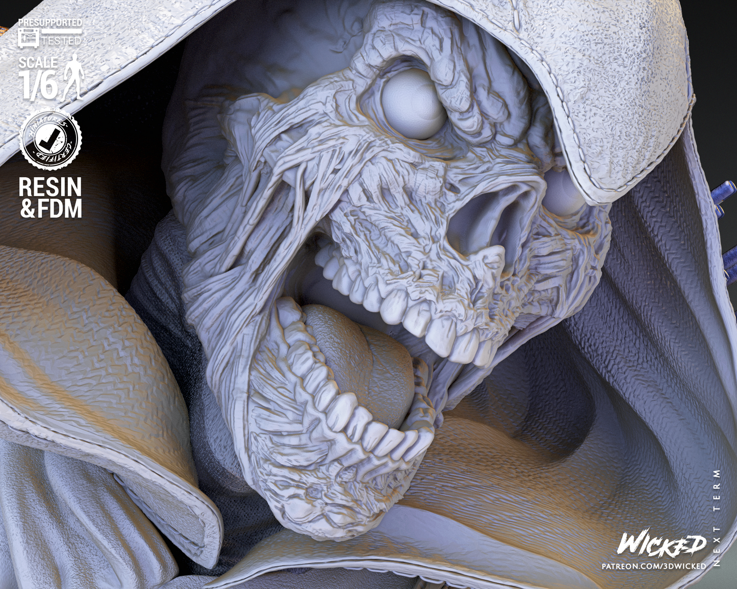 Taskmaster (Marvel) Sculpture (3D Printed) - Scales 6 & 12 - Fan Art