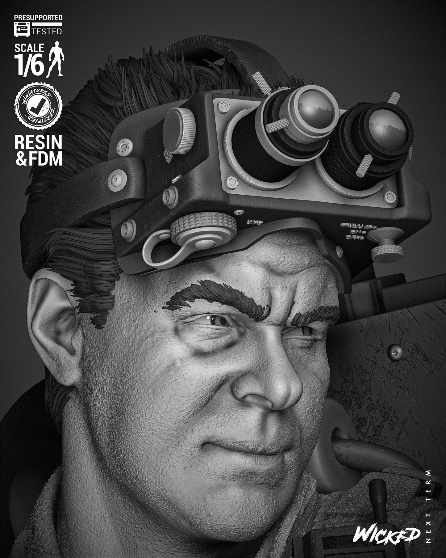 Ray (Ghostbusters) - 3d Printed 6 and 12 Scale - Fan Art (Wick3d)