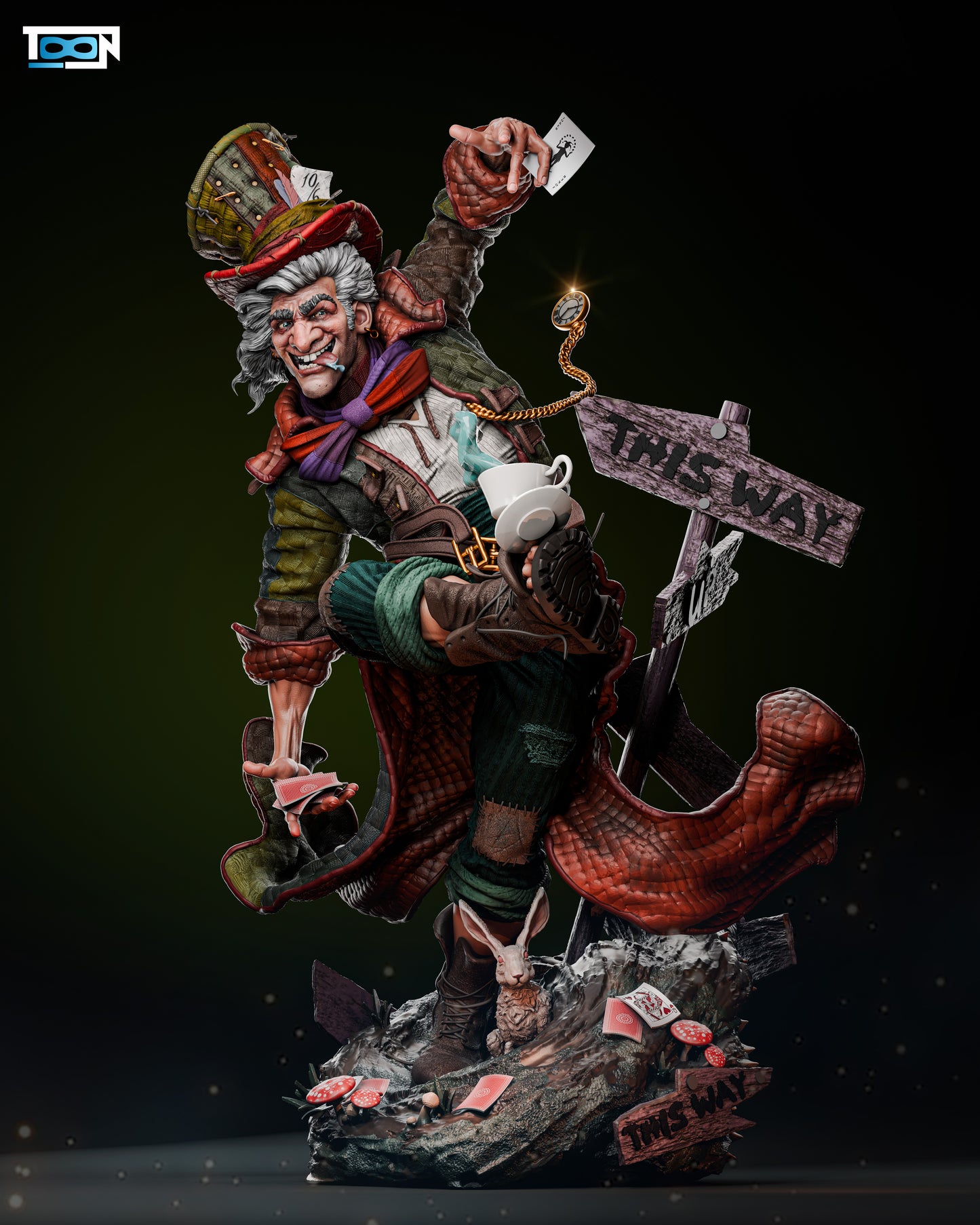 Mad Hatter - 3D Printed Statue - 6 Scale / 8 Scale Model Kit