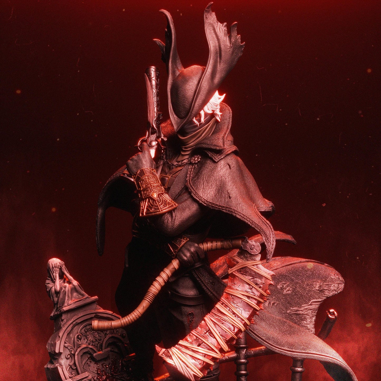 The Hunter - 3D Printed Model Statue Kit -6 and 9 scale