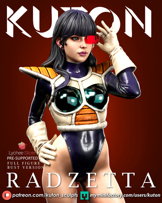 Razella (Raditz DBZ) - 3D Printed Model Kit