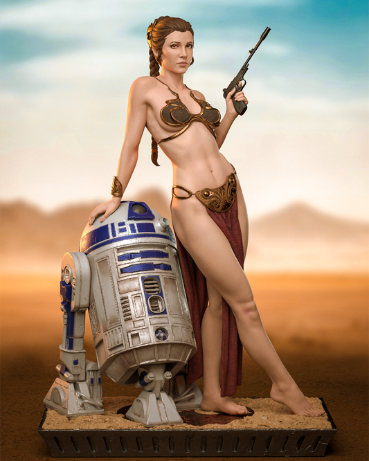 Princess Leia - 3D Printed Model Kit - 1:6 scale (Fan Art)