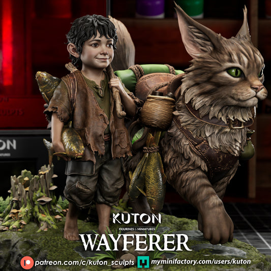 Wayferers 3D Printed Statue - Miniature and 10 Scale available