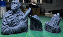 The Ghoul (Fallout) Bust - 272mm to 163mm 3D Print (Fan Art)