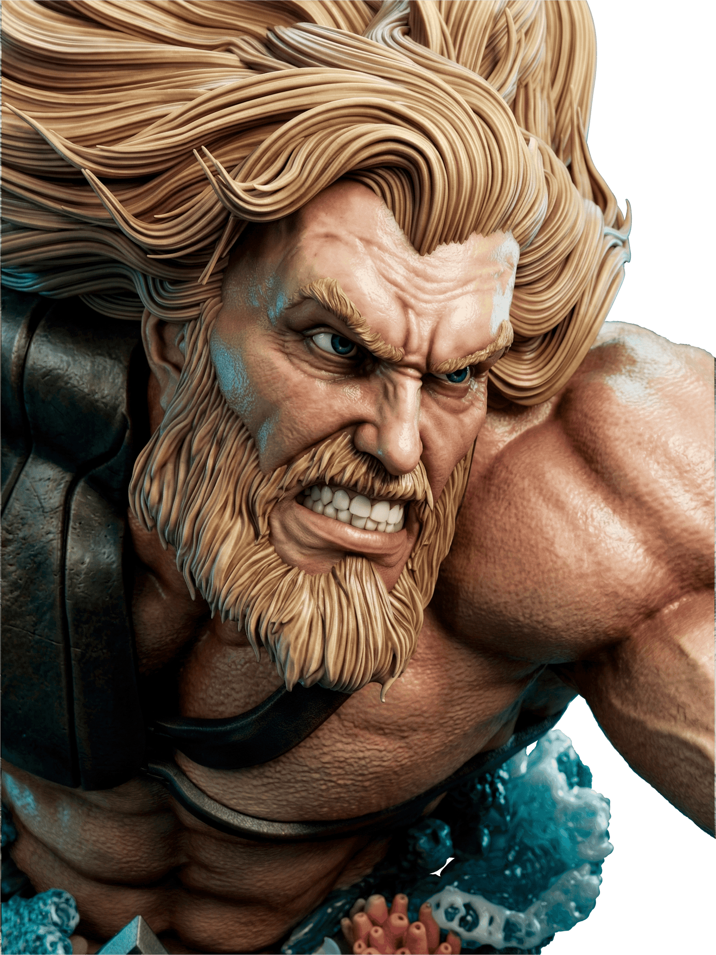 Aquaman - Portrait Bust - 4 or 8 scale - 3D Model Kit - Fan Art