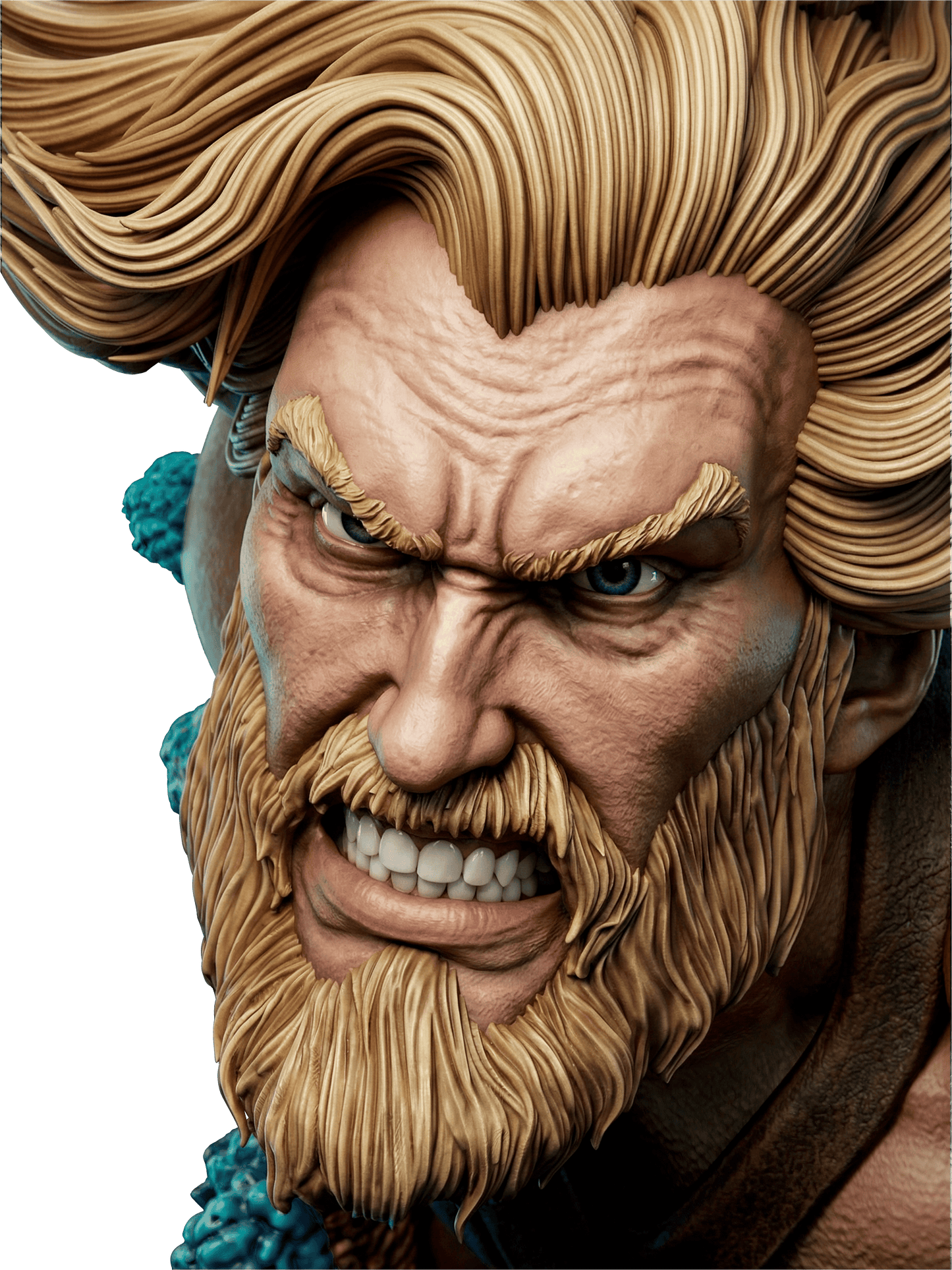Aquaman - Portrait Bust - 4 or 8 scale - 3D Model Kit - Fan Art