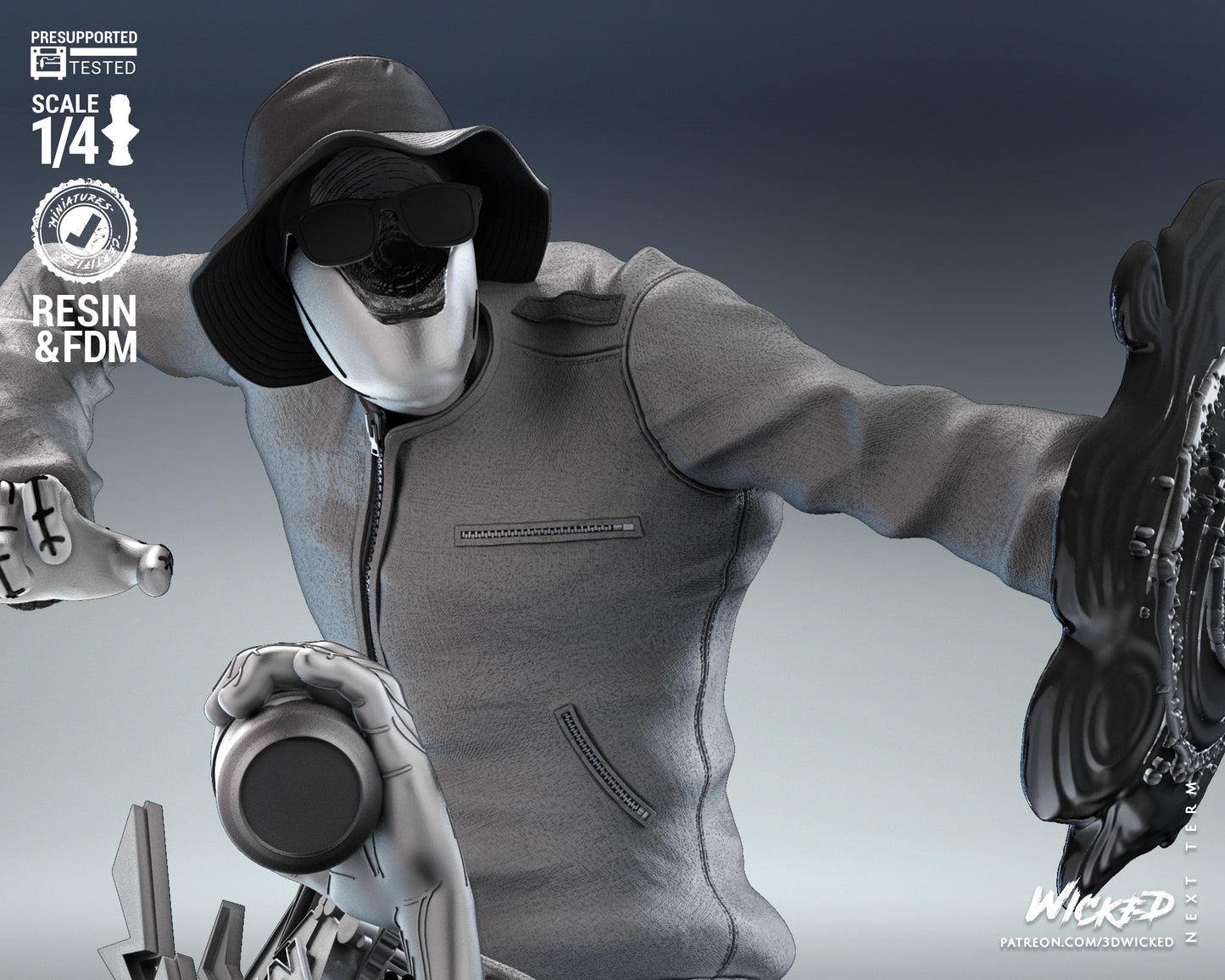 The Spot (Fan Art) Bust - 4 or 8 scale (300mm or 150mm) - 3D Print