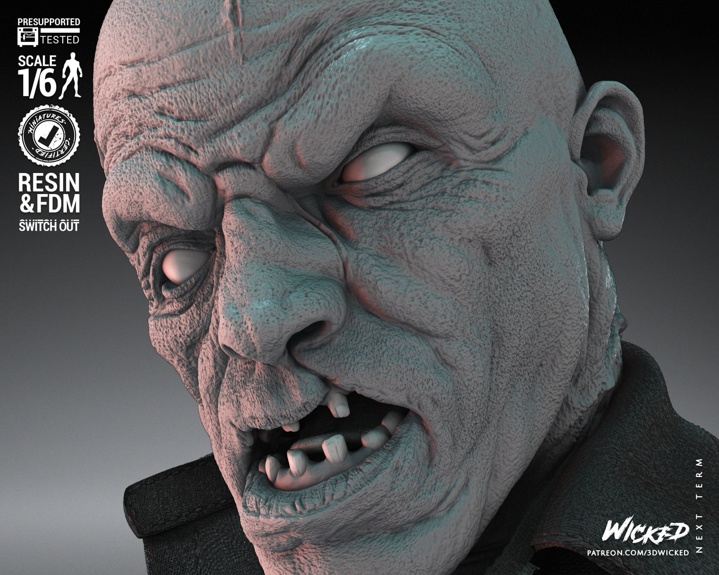 Jason (Fan Art) Sculpture - 6 or 12 scale (440mm or 220mm) - 3D Print