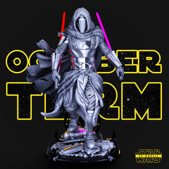 Darth Revan Sculpture (Fan Art) - 1:6 or 1:12 Scale (320mm or 160mm Long) - 3D Printed