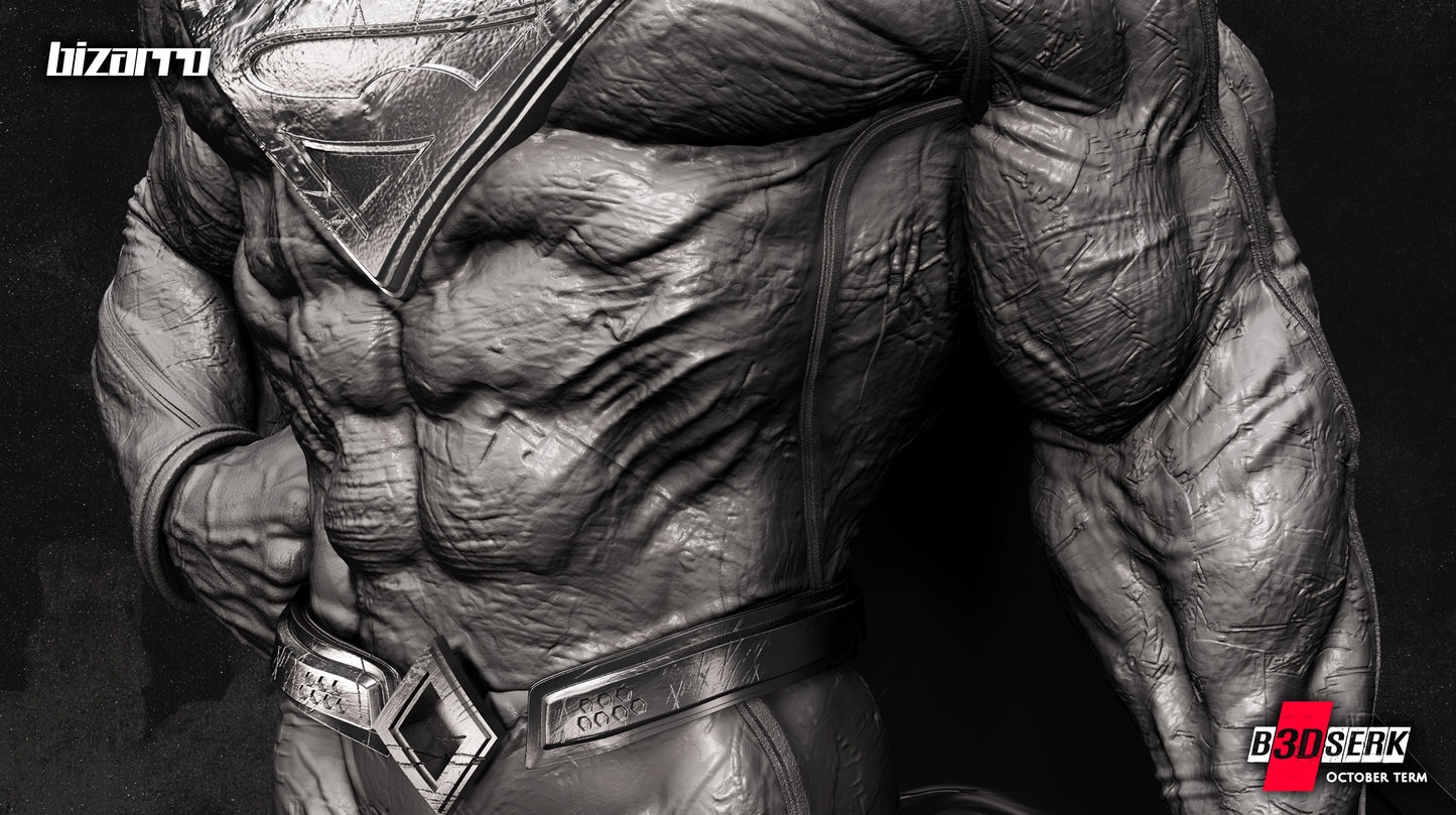 Bizarro (DC) Bust - Fan Art - 4 or 8 scale - 3D Print kit