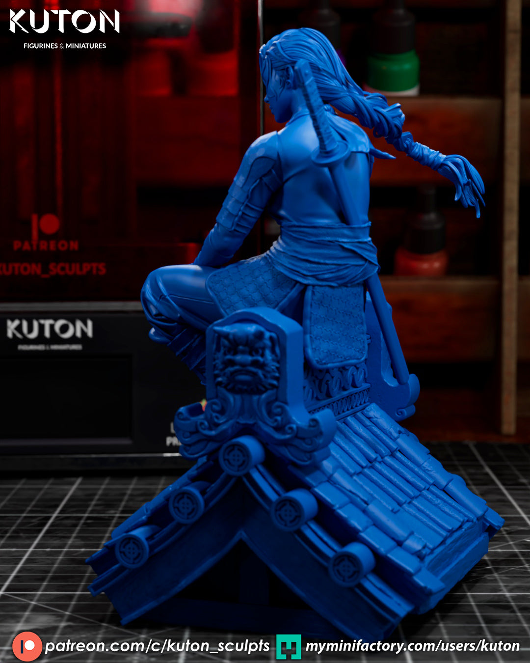 Shiori (Kuton Original) - 3D Printed Model Kit - 1:10 Scale