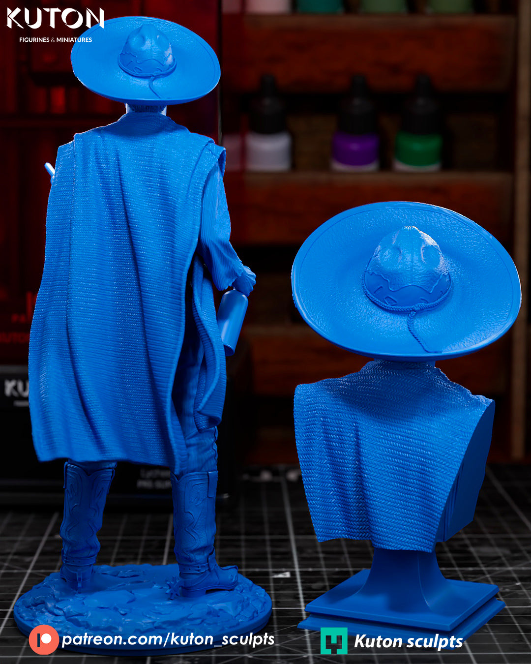 The Ugly Tuco Ramirez - The Good The Bad and The Ugly - 3D Printed Model Kit