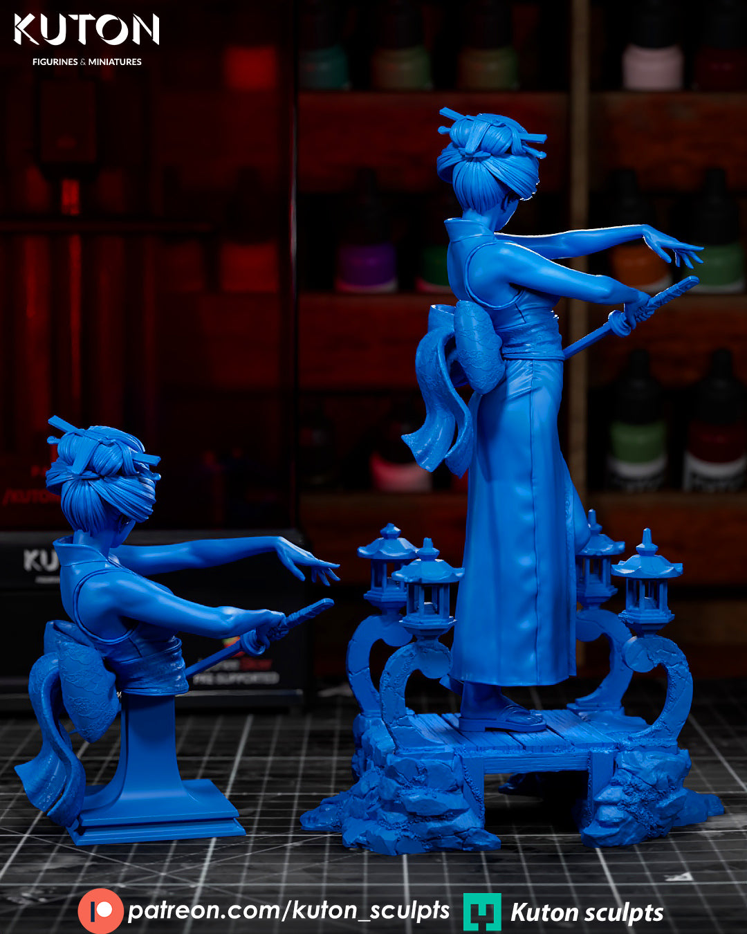Hoshiko 3D Printed Model Statue / Bust 10 Scale