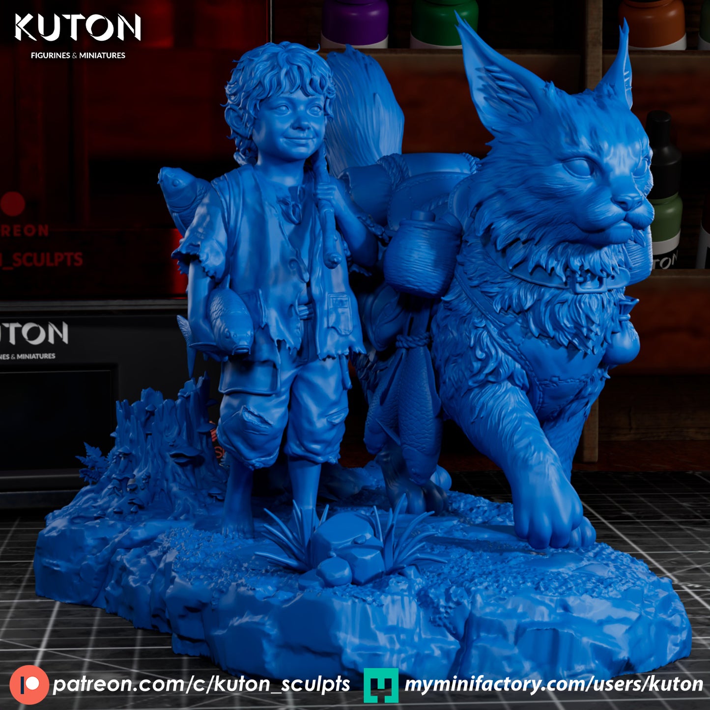 Wayferers 3D Printed Statue - Miniature and 10 Scale available