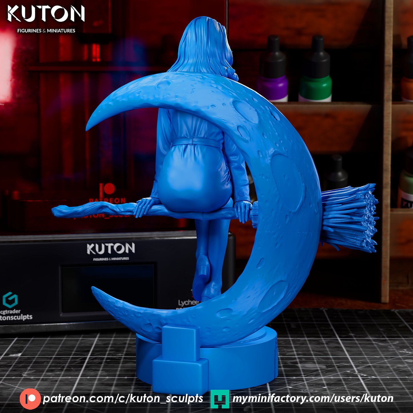 Bewitched- 3d Printed Model kit - Statue and Bust