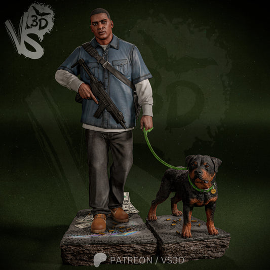 Franklin Clinton (GTA V) - Fan Art - 3D Print Kit