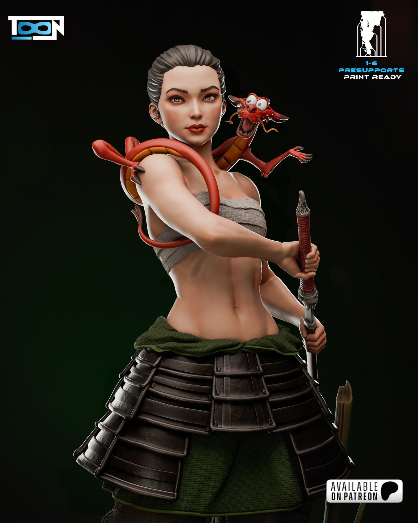 Mulan - Fan Art - 3D Print Kit