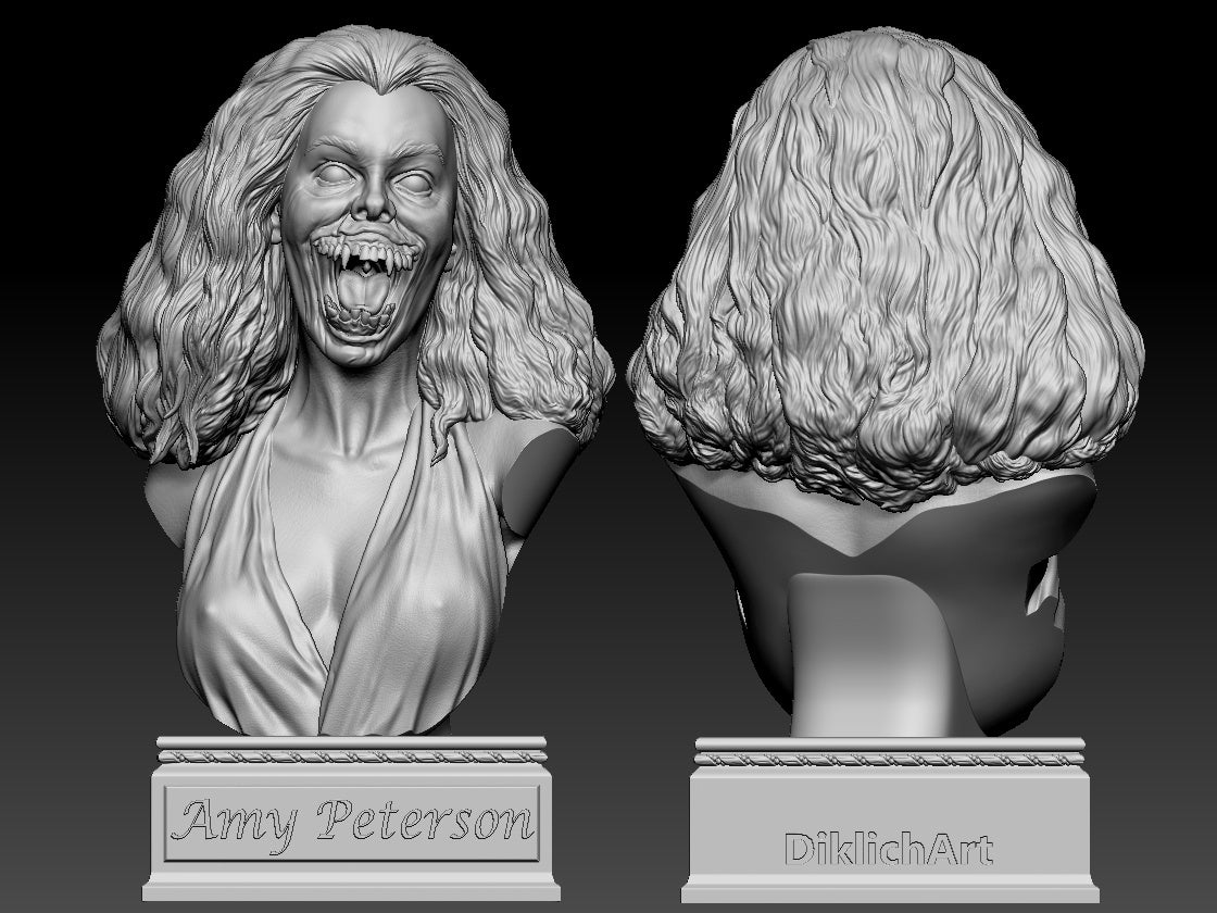 Amy Peterson - 3D Printed Bust - 180mm