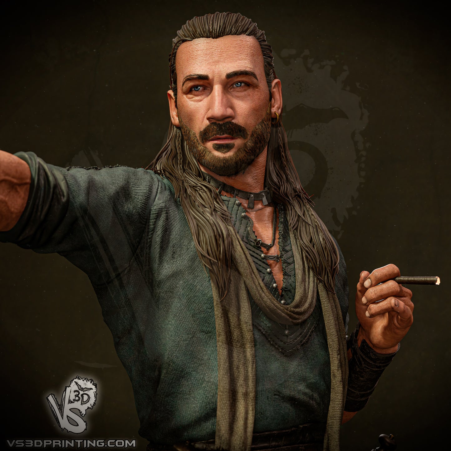 Charles Vane (Black Sails) - Sculpt - 3d Printed Model Kit