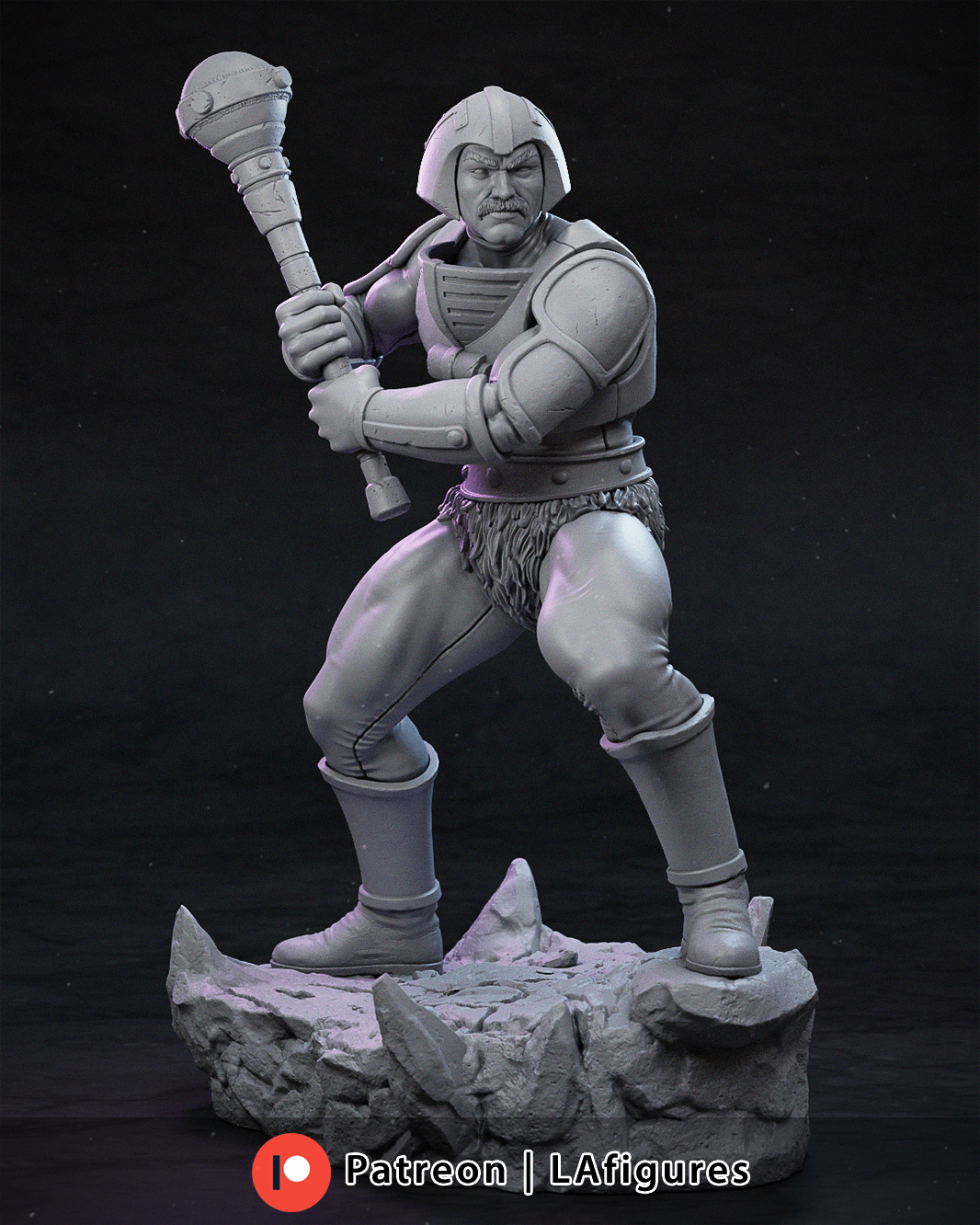 Man at Arms (He-Man) Statue - Fan Art 12/10/8/6 scale 171 - 343mm - 3D Print