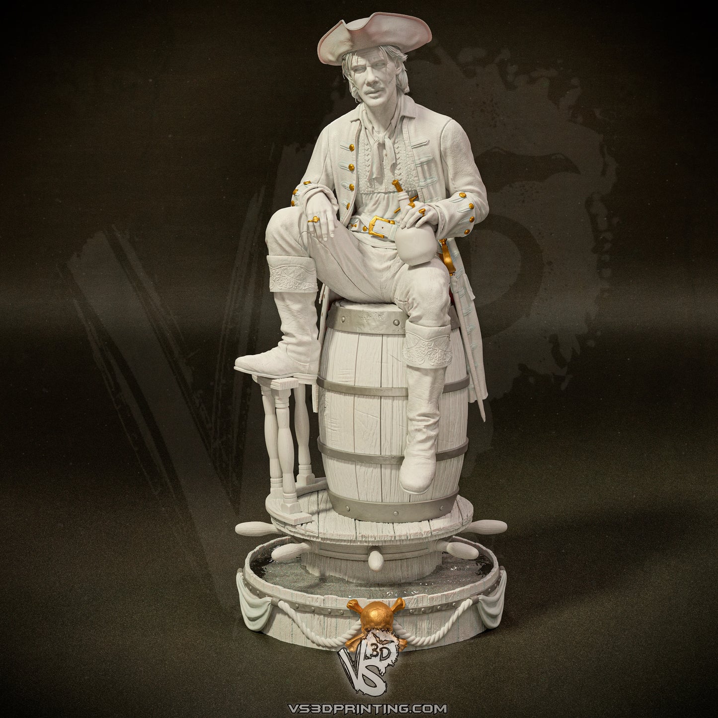 Jack Rackham (Black Sails) - 3D Model Kit - 1:10 Scale