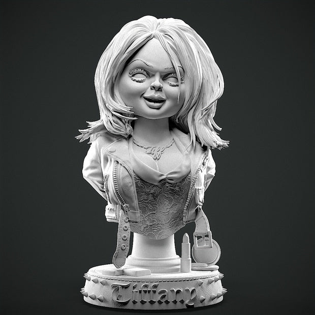 Tiffany - Bride of Chucky - 3D Printed Statue / Bust Model Kit