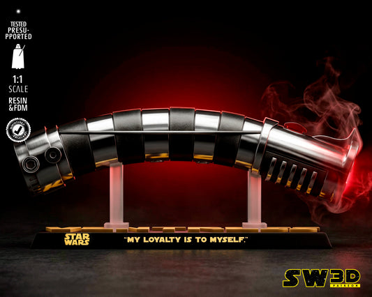 Asajj Ventress Lightsaber (Star Wars) - 3D printed model kit (Fan Art)