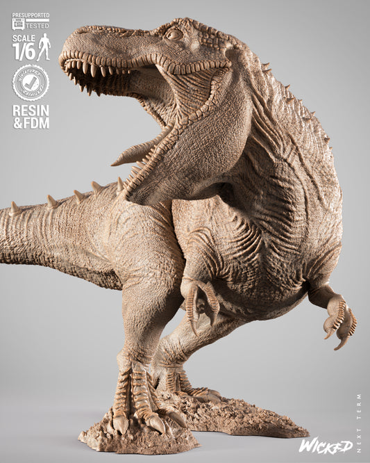 Lara Croft (T-Rex) Sculpt - 1:6 and 1:12 scale 3d Printed Model Kit