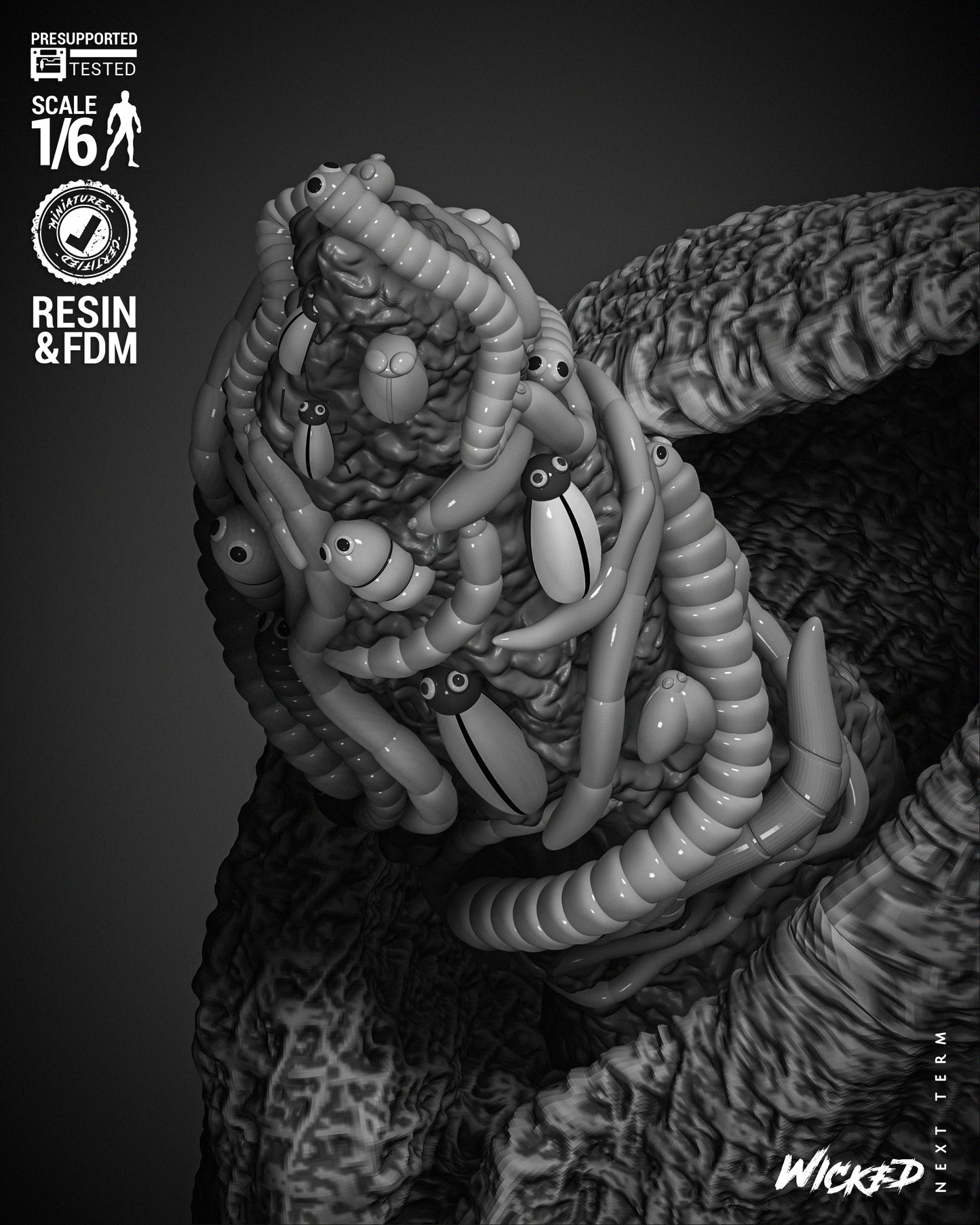 Oogie Boogie - 3d Printed Statue - 6 / 12 scale model kit