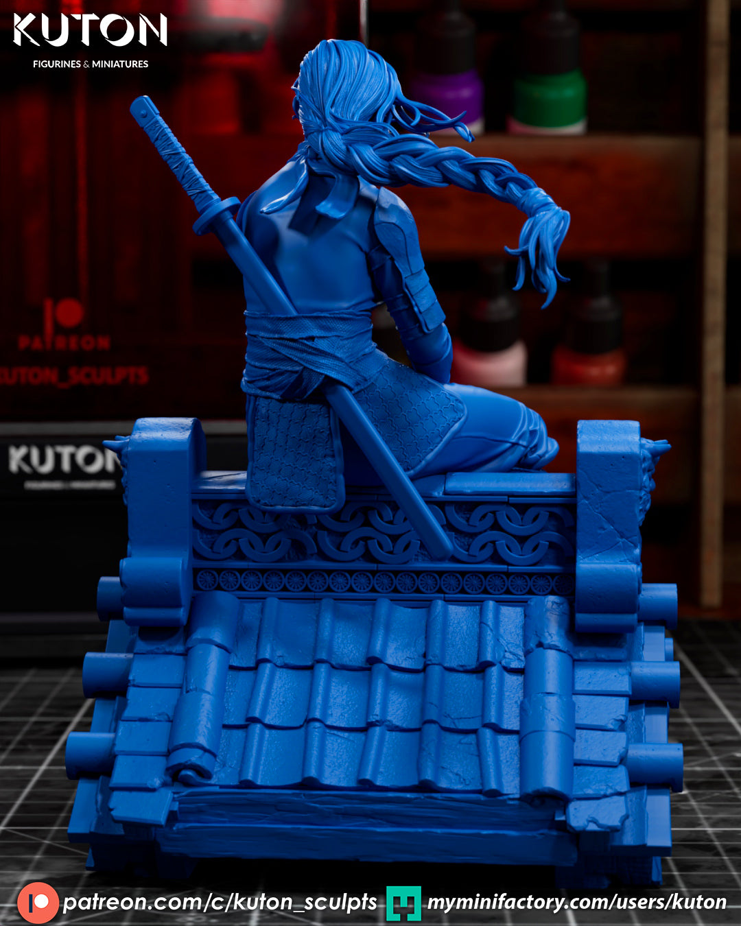 Shiori (Kuton Original) - 3D Printed Model Kit - 1:10 Scale