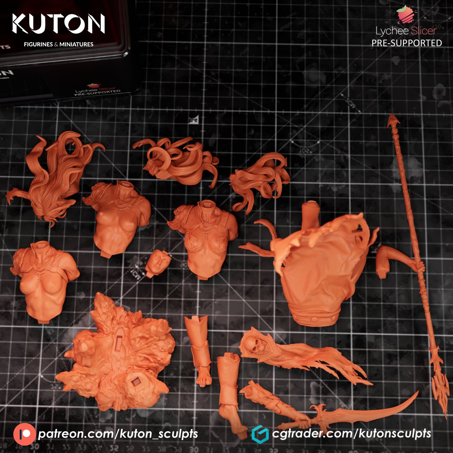 Vexoria - 3D Printed Model Kit - 1:10 Scale