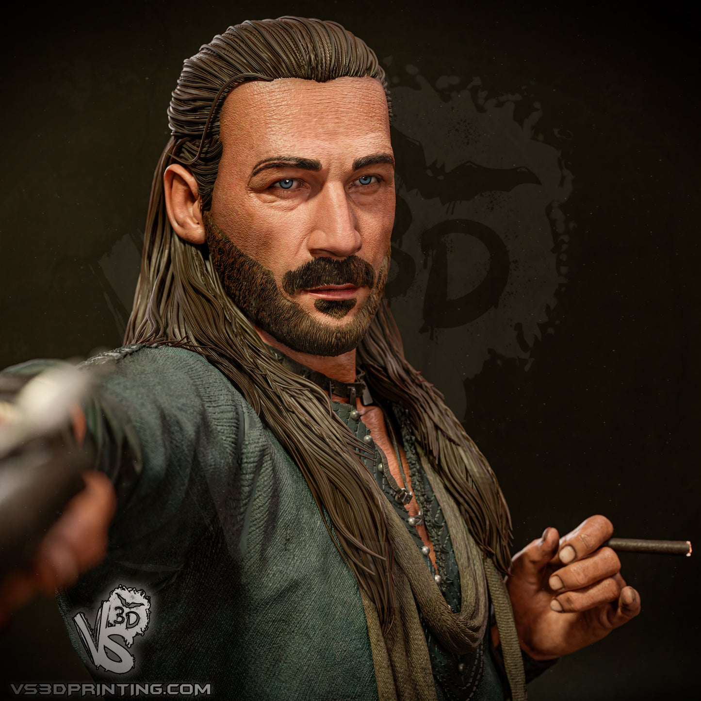 Charles Vane (Black Sails) - Sculpt - 3d Printed Model Kit