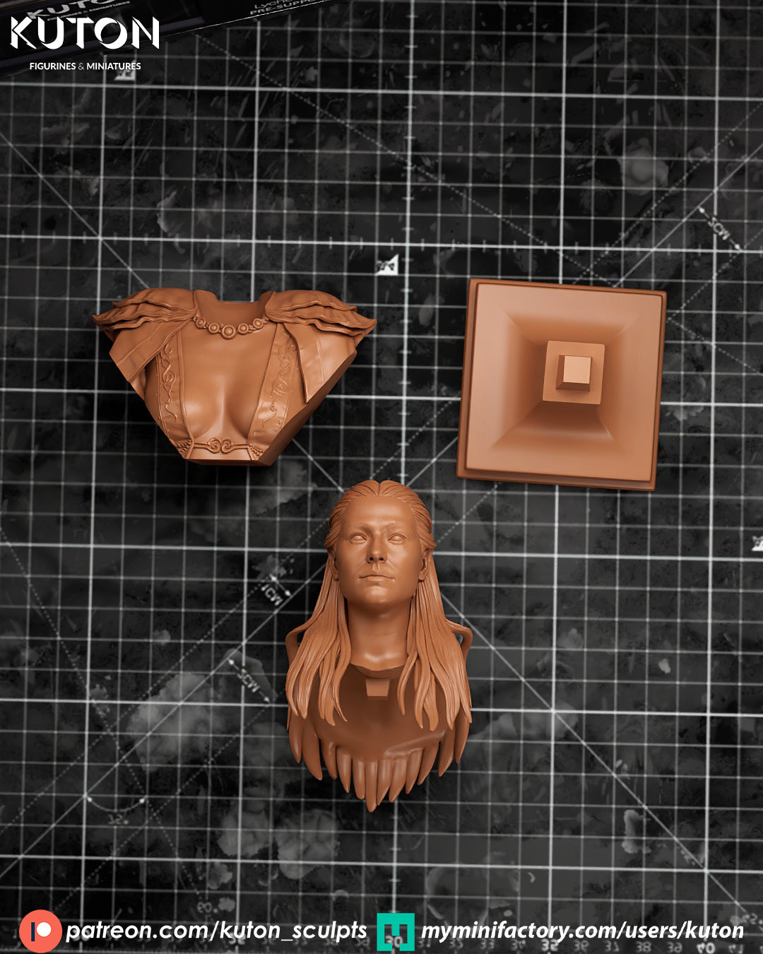 Rhaenyra - 3D Printed Statue / Bust  Model Kit