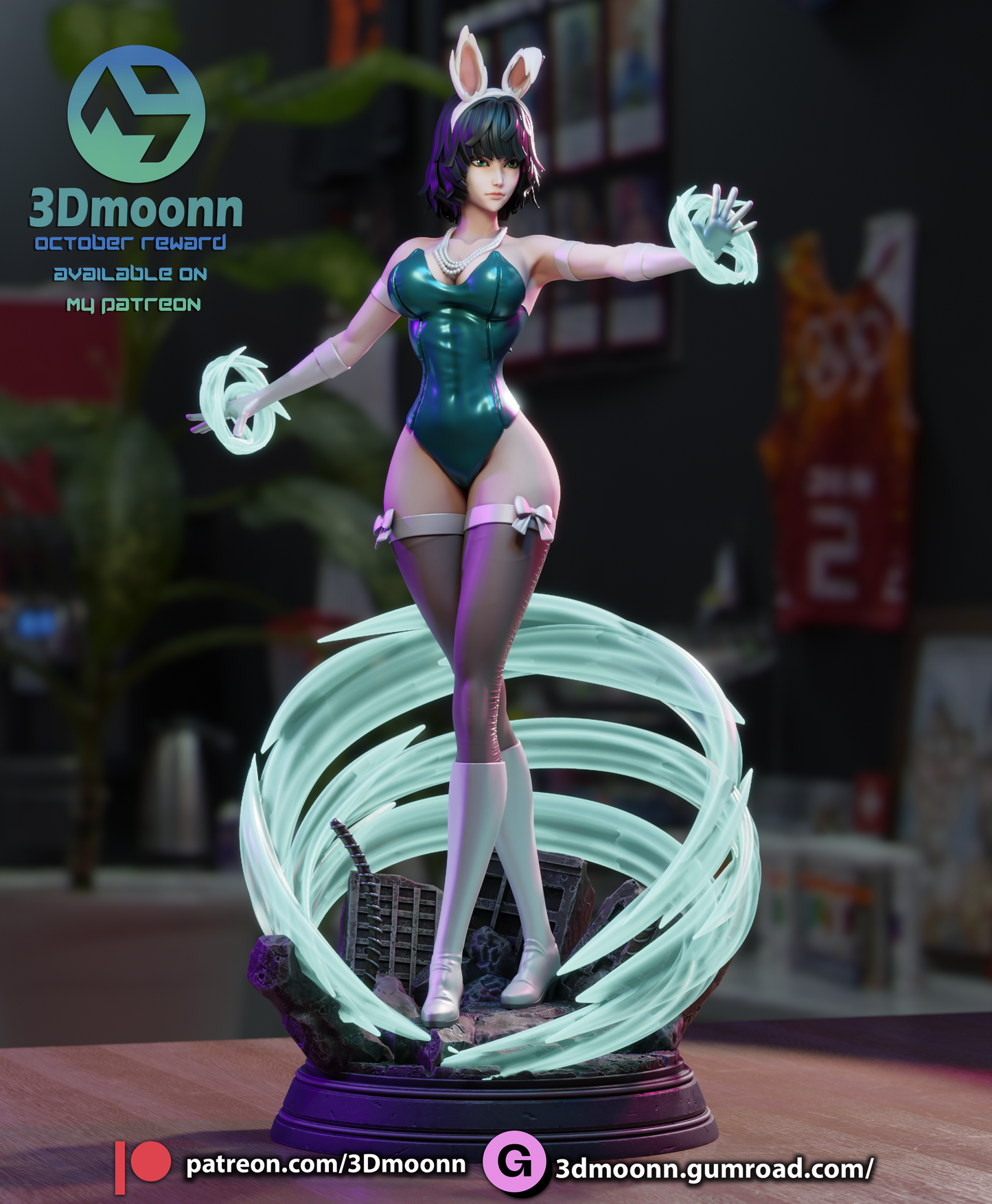 Fubuki (One Punch Man) - 3d Printed 1:6 model kit (Fan Art)