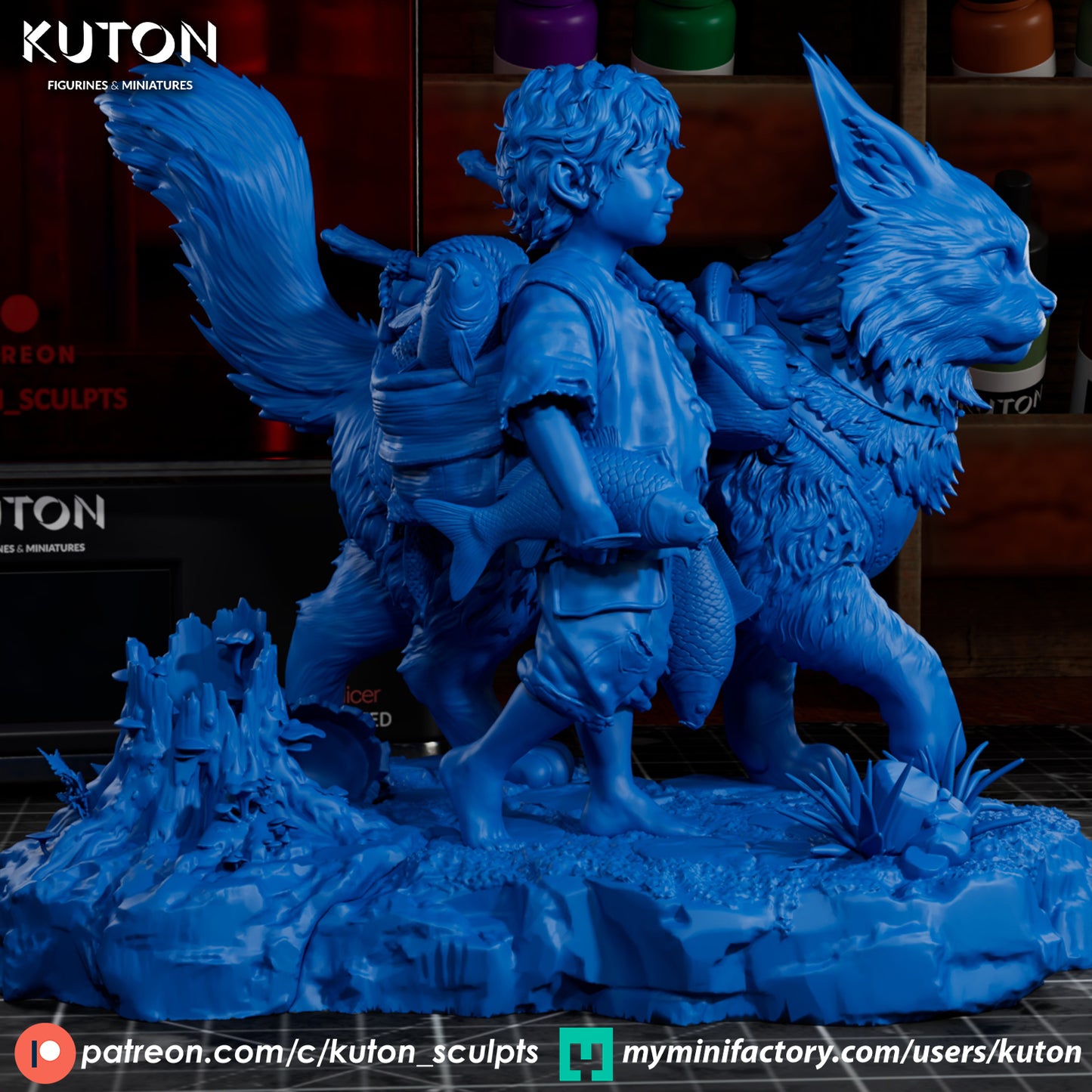 Wayferers 3D Printed Statue - Miniature and 10 Scale available