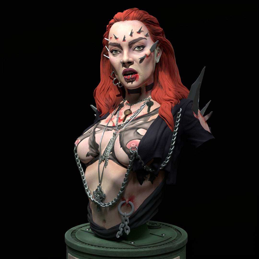Julie Walker - Return of the Living Dead - 3D Printed Model Kit Statue / Bust