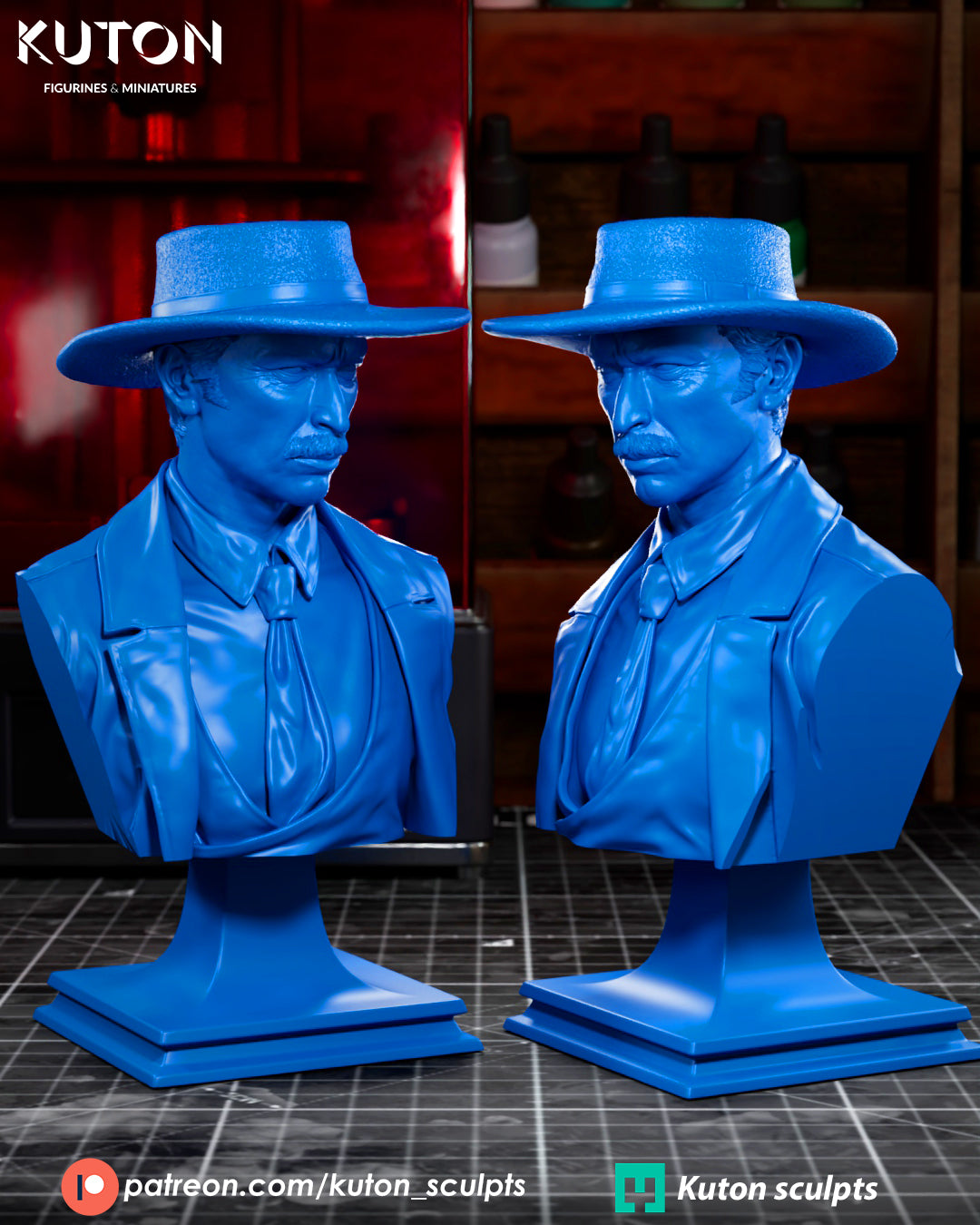 Colonel Mortimer (For a Few Dollars More) - 3D Printed Model Kit - Fan Art