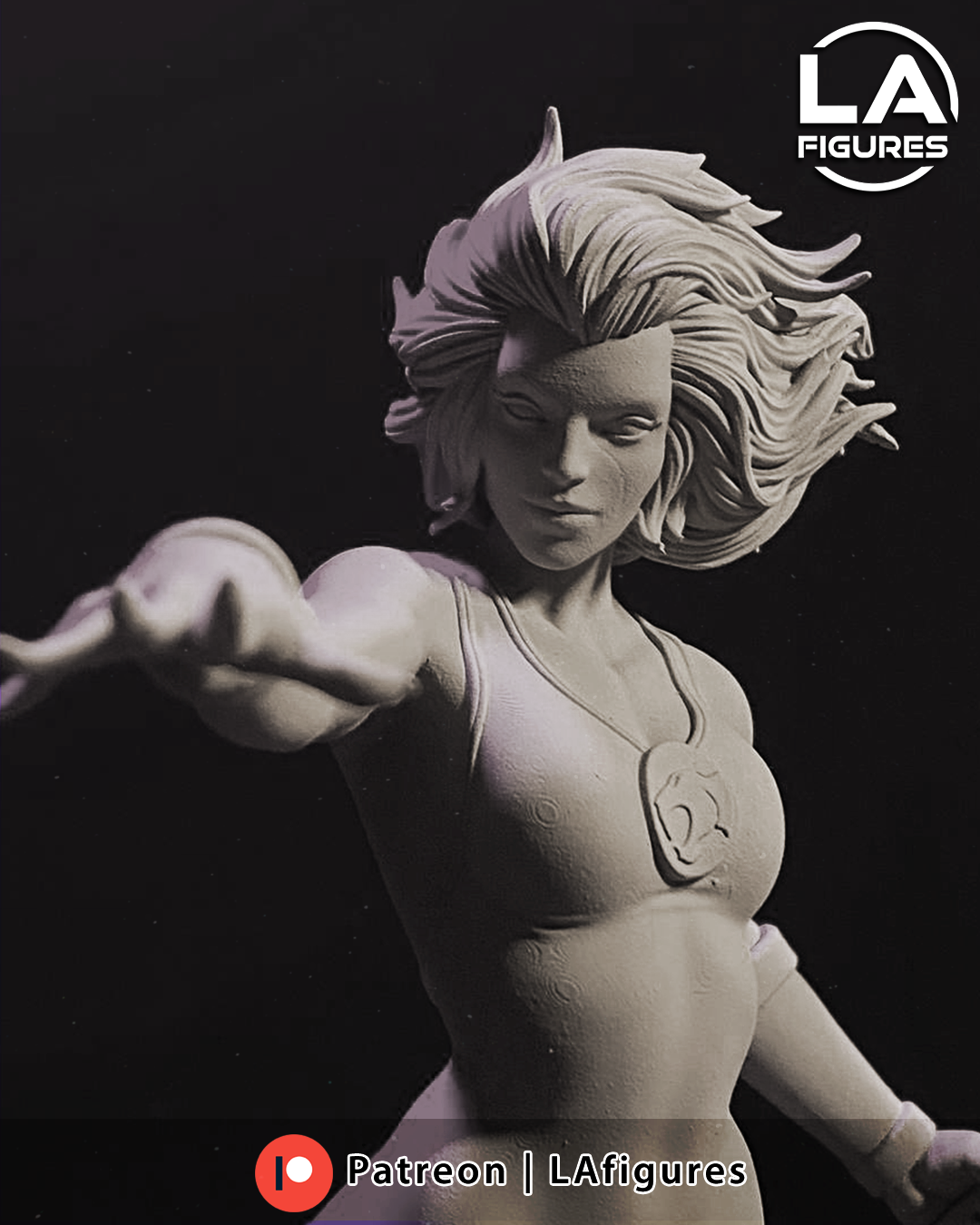 Cheetara (Thundercats) Statue - 223mm - 3D Print Fan Art